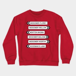 Midsomer Murder Signs #3 Crewneck Sweatshirt